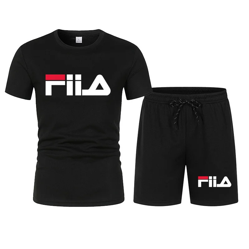 Streetwear Brand Shorts - 2026 New Fashion FILA Inspired Set