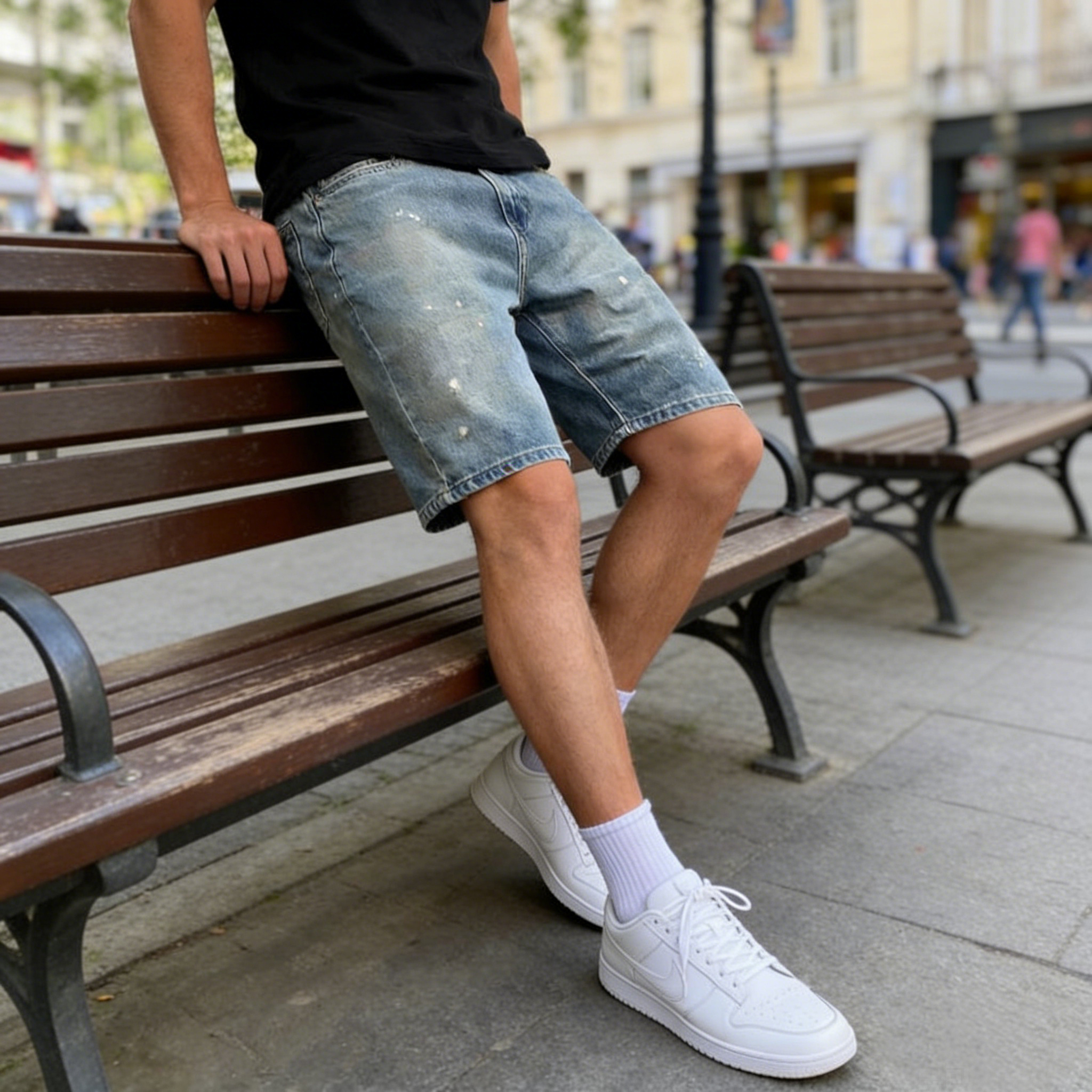 Men's Summer American High Str - Streetwear Brand Shorts のレビューと価格