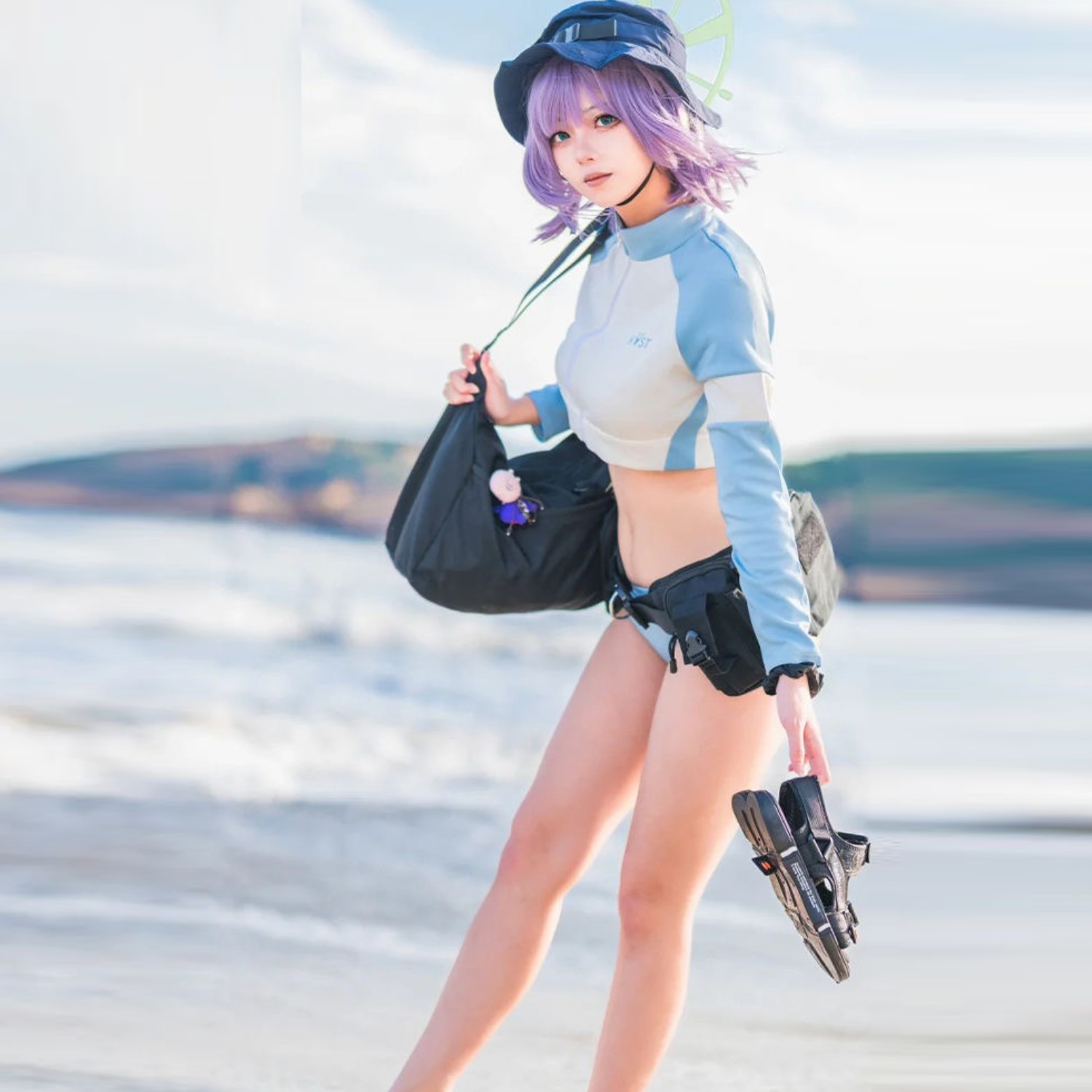 Sorai Saki Cosplay Anime Game  - Streetwear Brand Shorts のレビューと価格