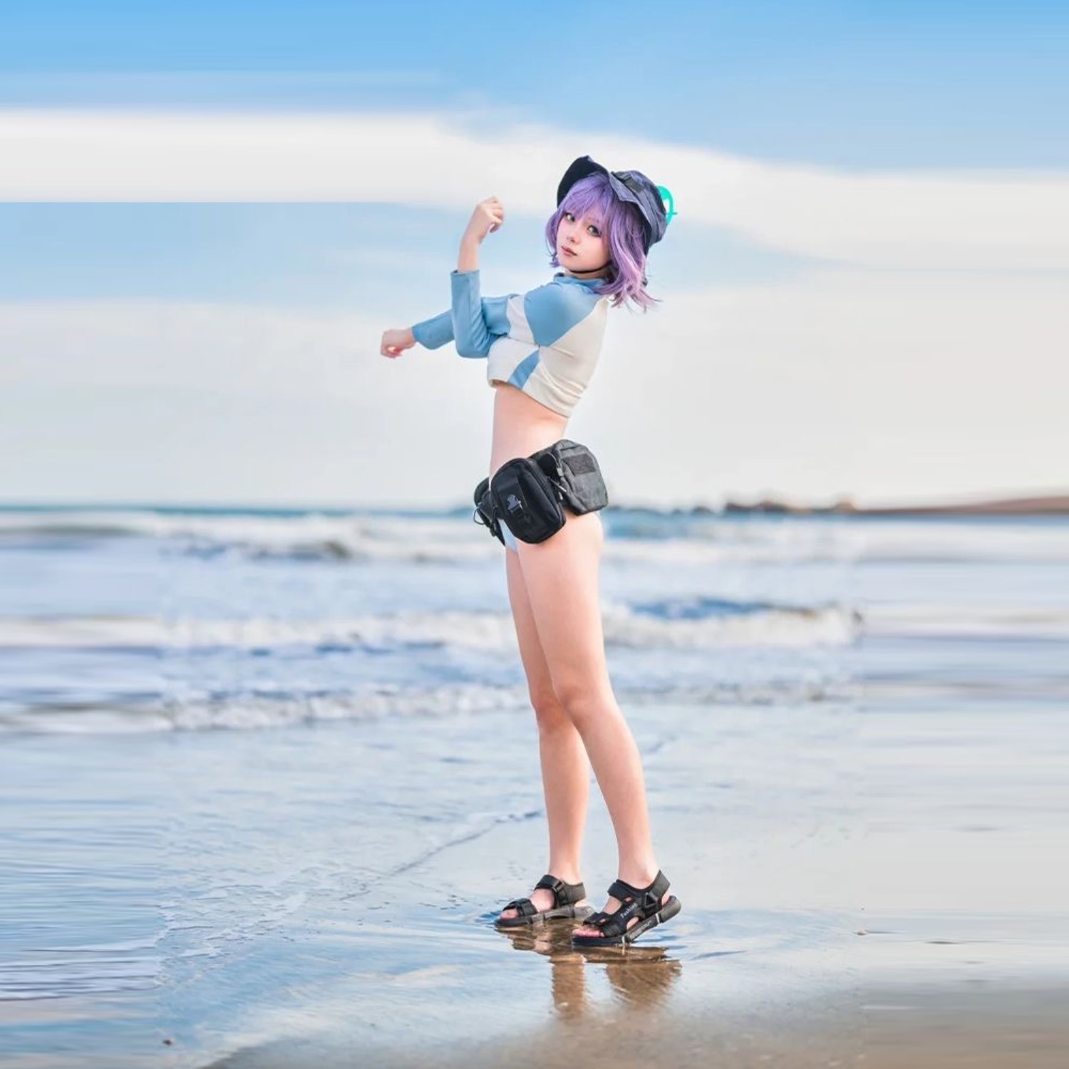 Sorai Saki Cosplay Anime Game  - Streetwear Brand Shorts のレビューと価格