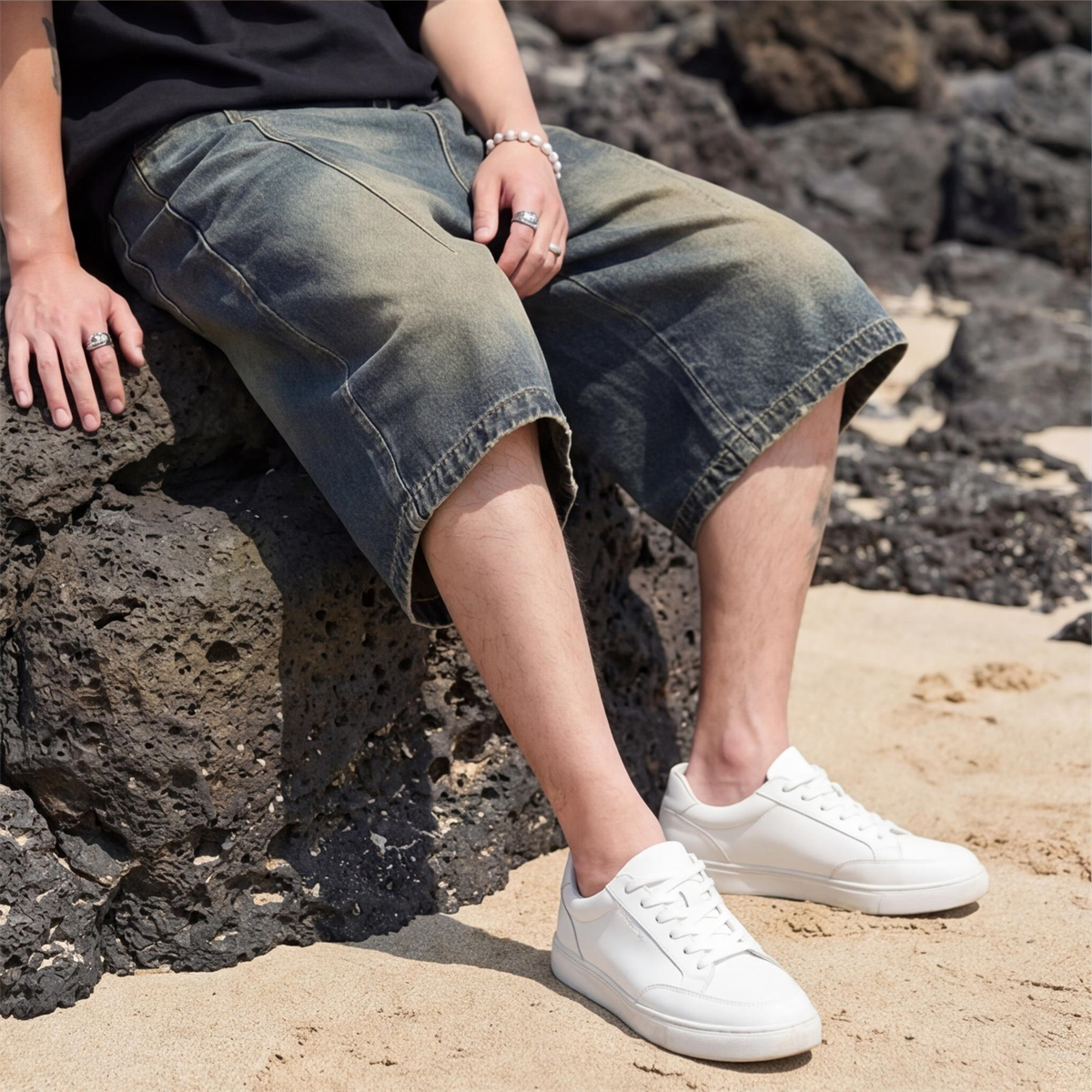 High Street Vintage Gradient D - Streetwear Brand Shorts のレビューと価格