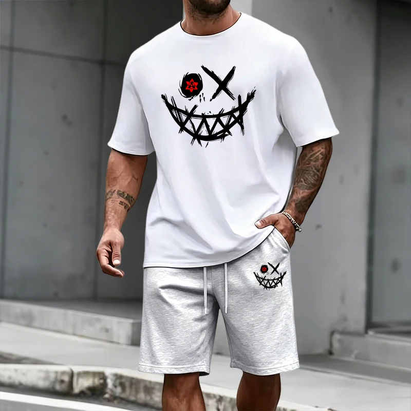 2026 Summer Men's Set T-shirt& - Streetwear Brand Shorts のレビューと価格