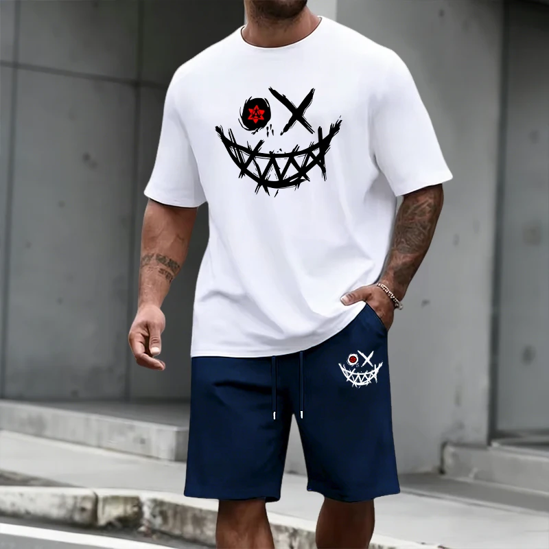 2026 Summer Men's Set T-shirt& - Streetwear Brand Shorts のレビューと価格