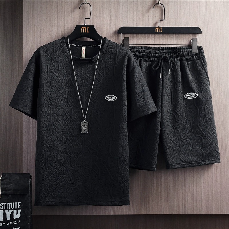 Summer Casual Cotton Short Sle - Streetwear Brand Shorts のレビューと価格