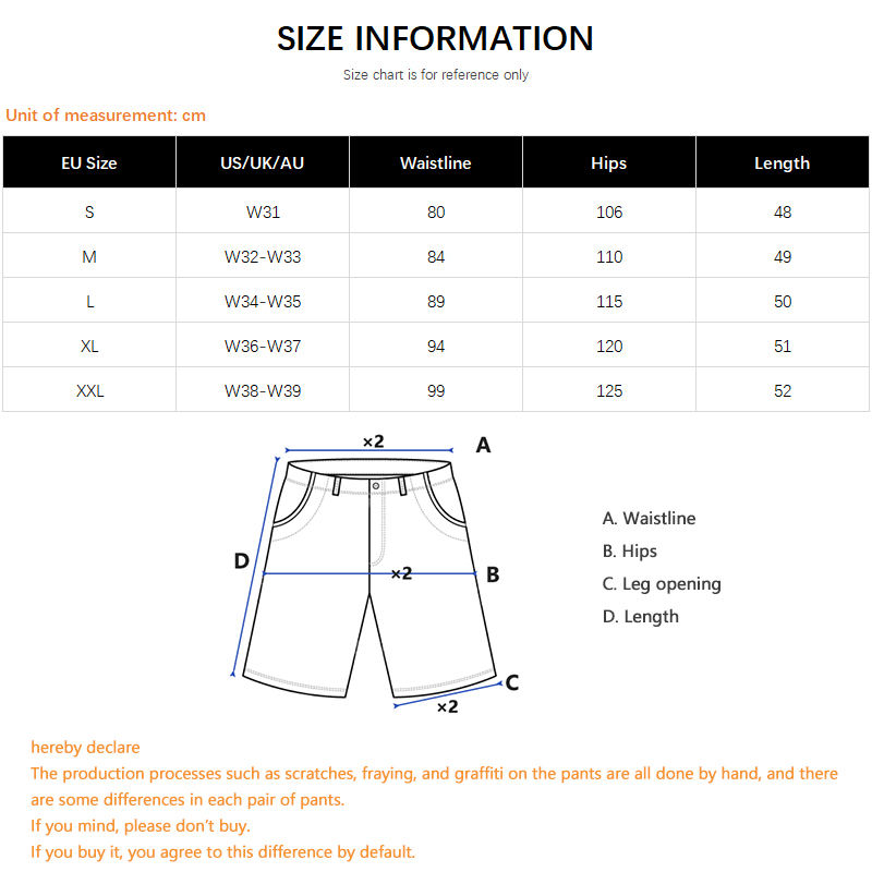 Hip-Hop Streetwear Men's Denim - Streetwear Brand Shorts のレビューと価格