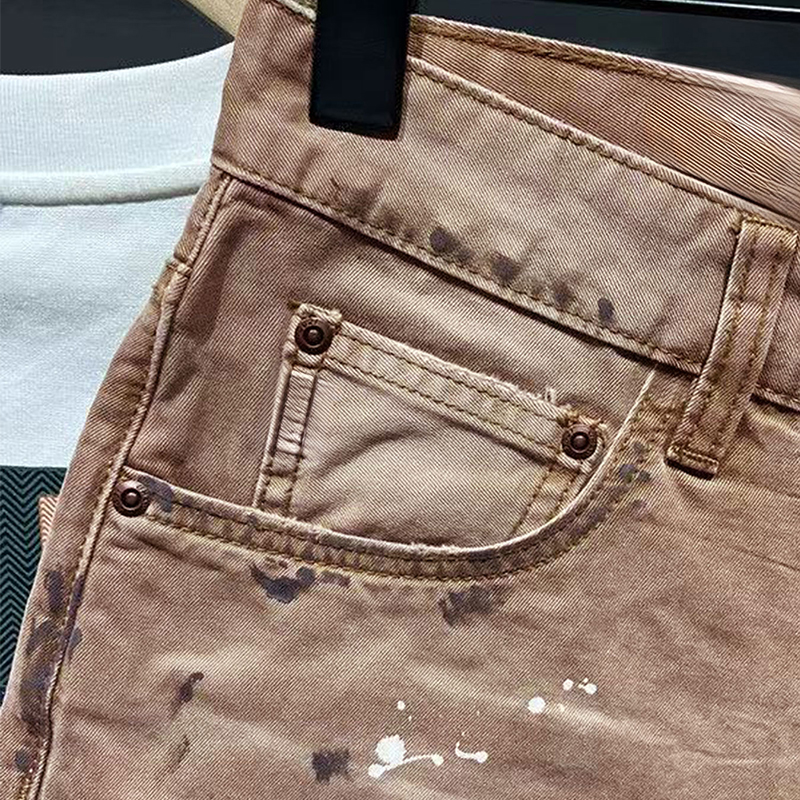 Hip-Hop Streetwear Men's Denim - Streetwear Brand Shorts のレビューと価格