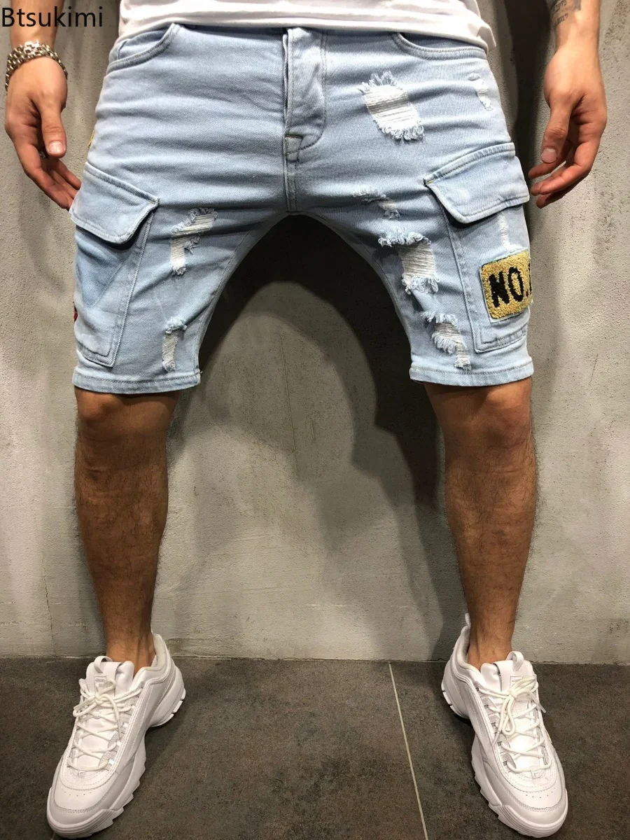 2026 Men's Summer Short Jeans  - Streetwear Brand Shorts のレビューと価格