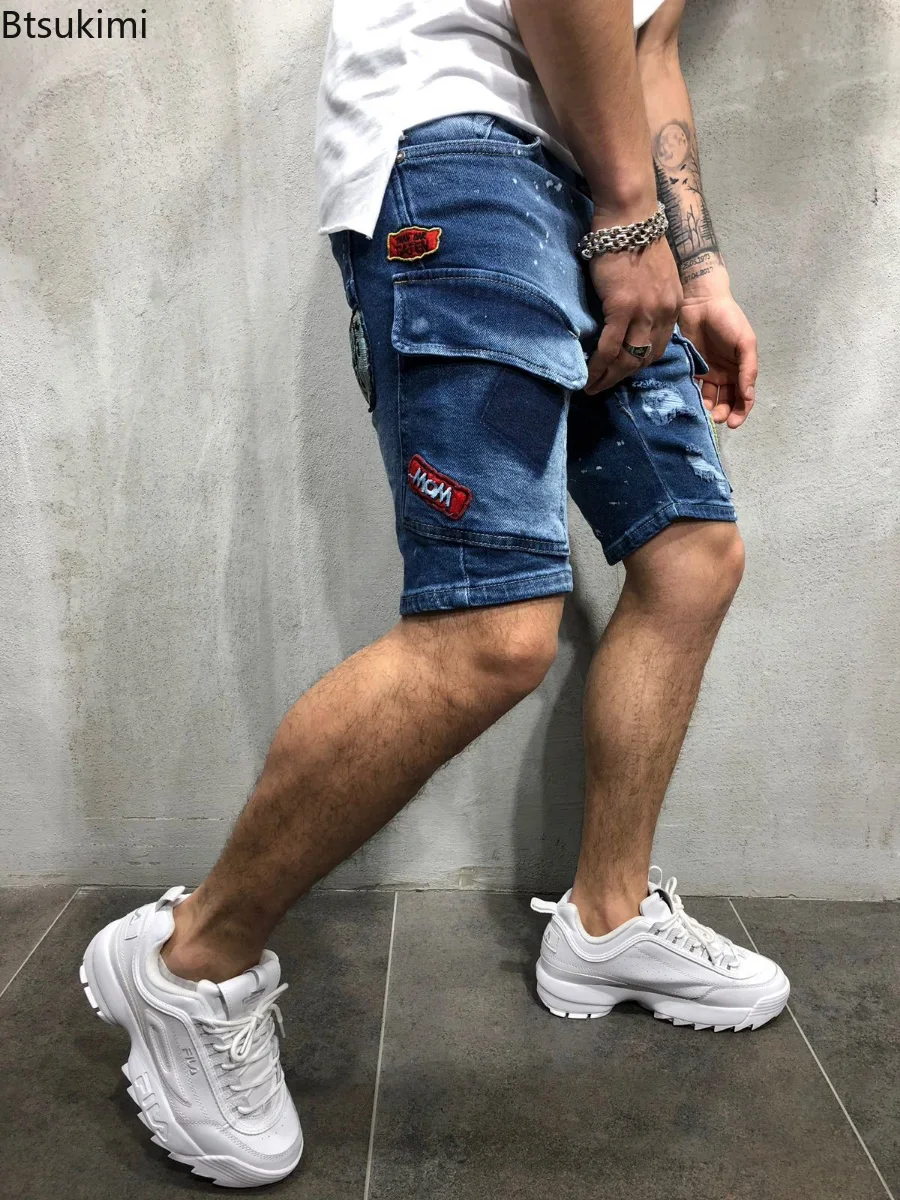 2026 Men's Summer Short Jeans  - Streetwear Brand Shorts のレビューと価格