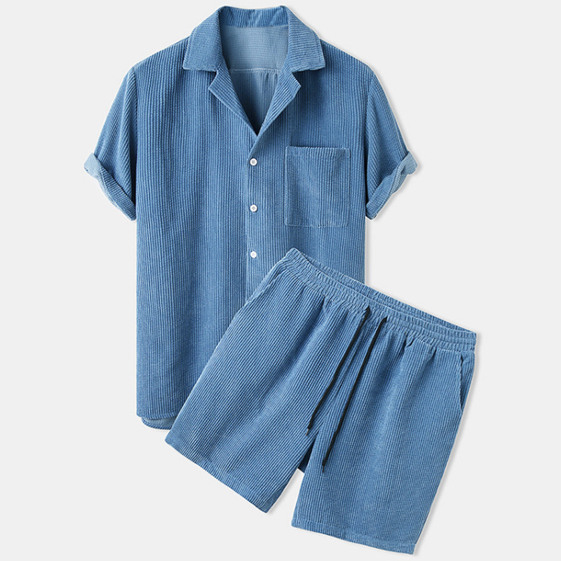 Mens Summer Corduroy Hawaiian  - Streetwear Zipper のレビューと価格