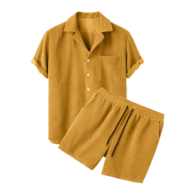 Mens Summer Corduroy Hawaiian  - Streetwear Zipper のレビューと価格