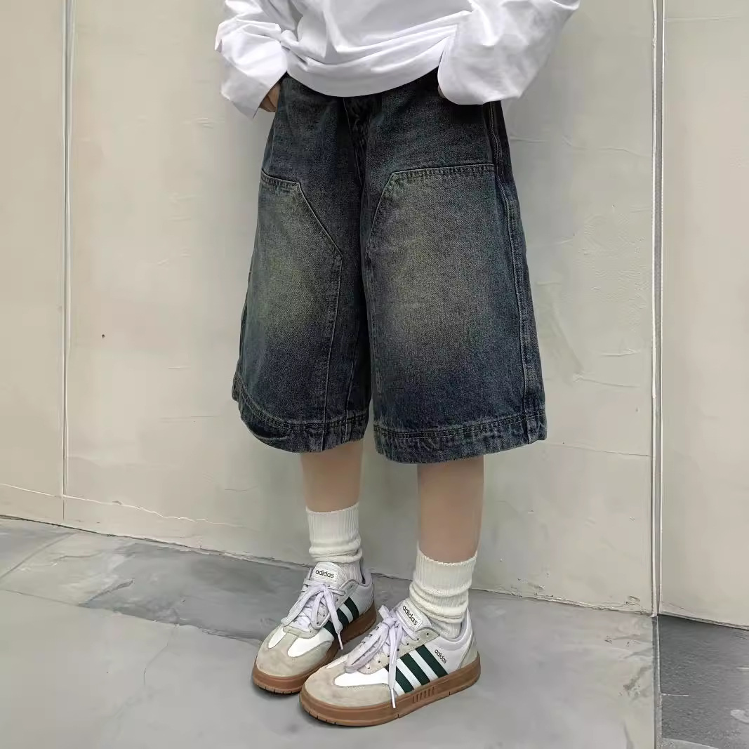 Women Y2K Vintage Baggy Jean S - Streetwear Brand Shorts のレビューと価格