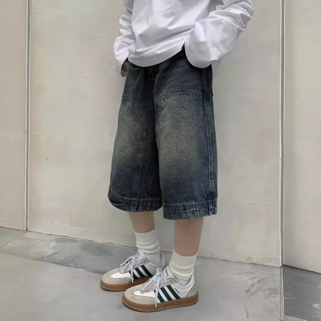 Women Y2K Vintage Baggy Jean S - Streetwear Brand Shorts のレビューと価格