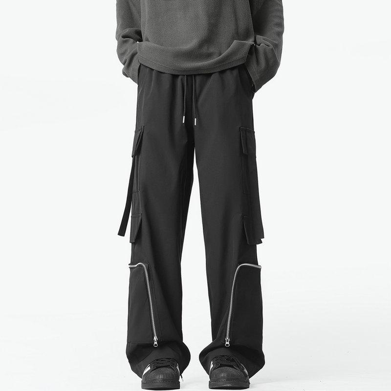 Fashion Men Cargo Pants Loose  - Streetwear Brand のレビューと価格