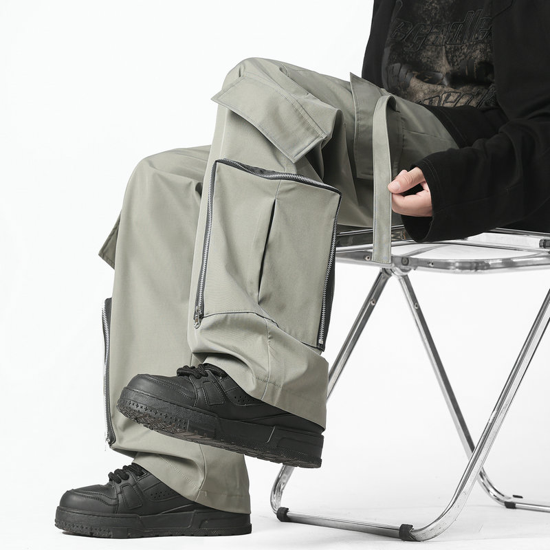 Fashion Men Cargo Pants Loose  - Streetwear Brand のレビューと価格