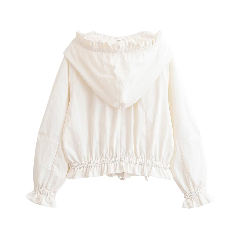 YENKYE 2026 New Women's White  - Streetwear Zipper のレビューと価格
