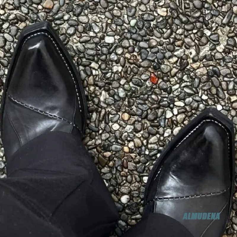 Street Style Black Leather Ank - Streetwear Zipper のレビューと価格