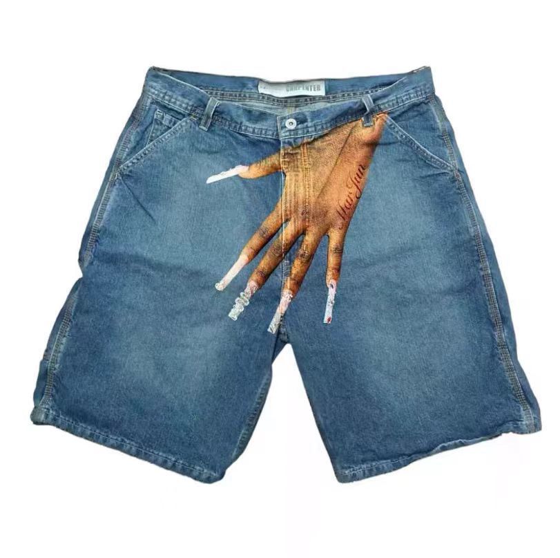 Y2K Baggy Denim Shorts vintage - Streetwear Brand Shorts のレビューと価格