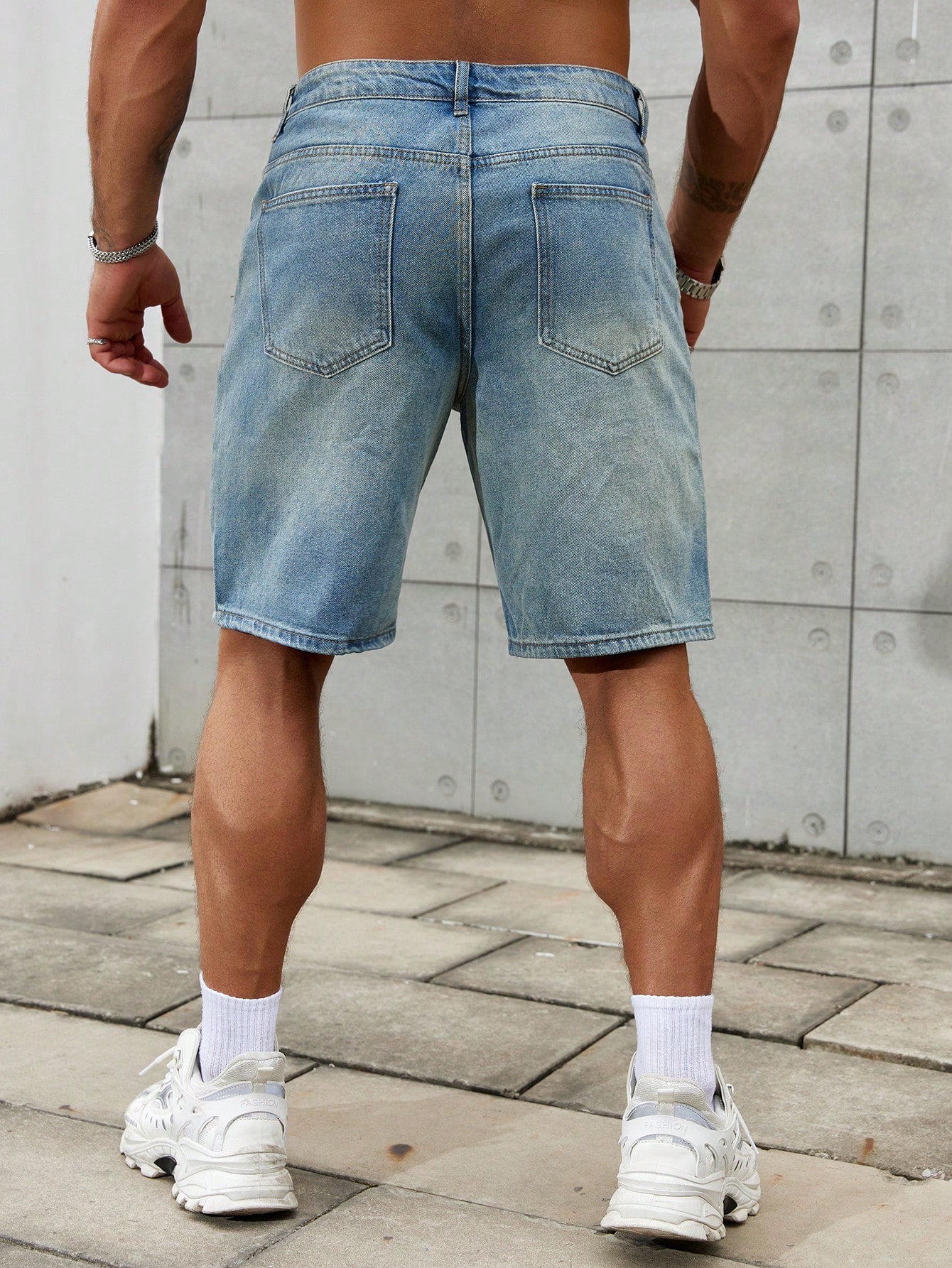 New Fashion Mens Ripped Short  - Streetwear Brand のレビューと価格