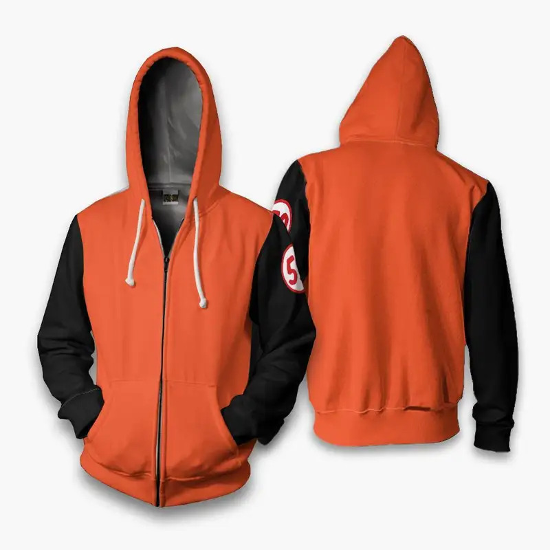 Anime Dragon Ball Hoodies Kaka - Streetwear Zipper のレビューと価格