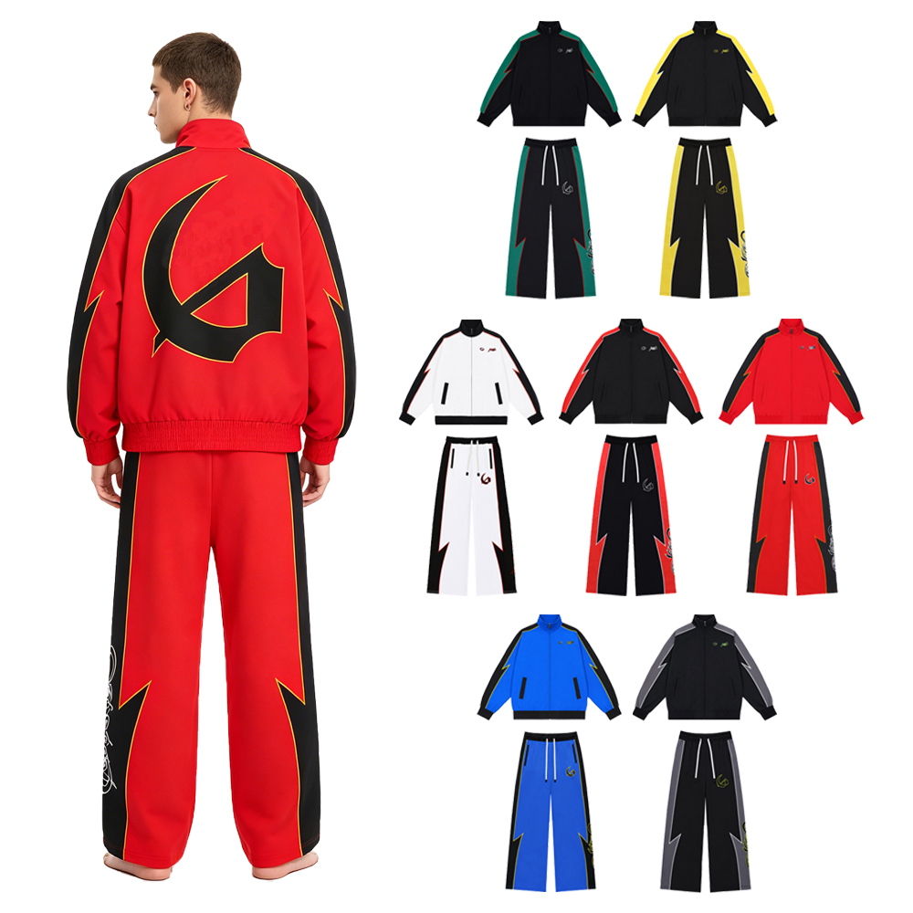 Y2k Streetwear Men's Sets Two  - Streetwear Zipper のレビューと価格